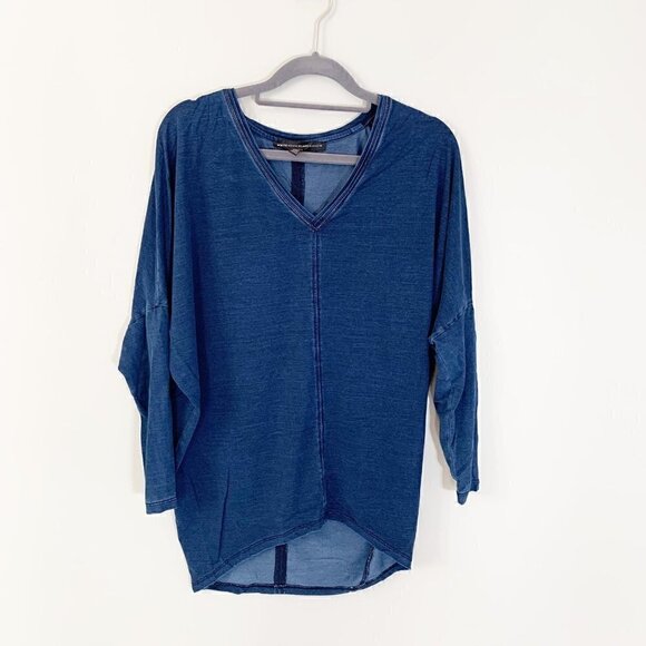 White House Black Market drop shoulder lyocel blend soft lightweight sweater top - Picture 1 of 7